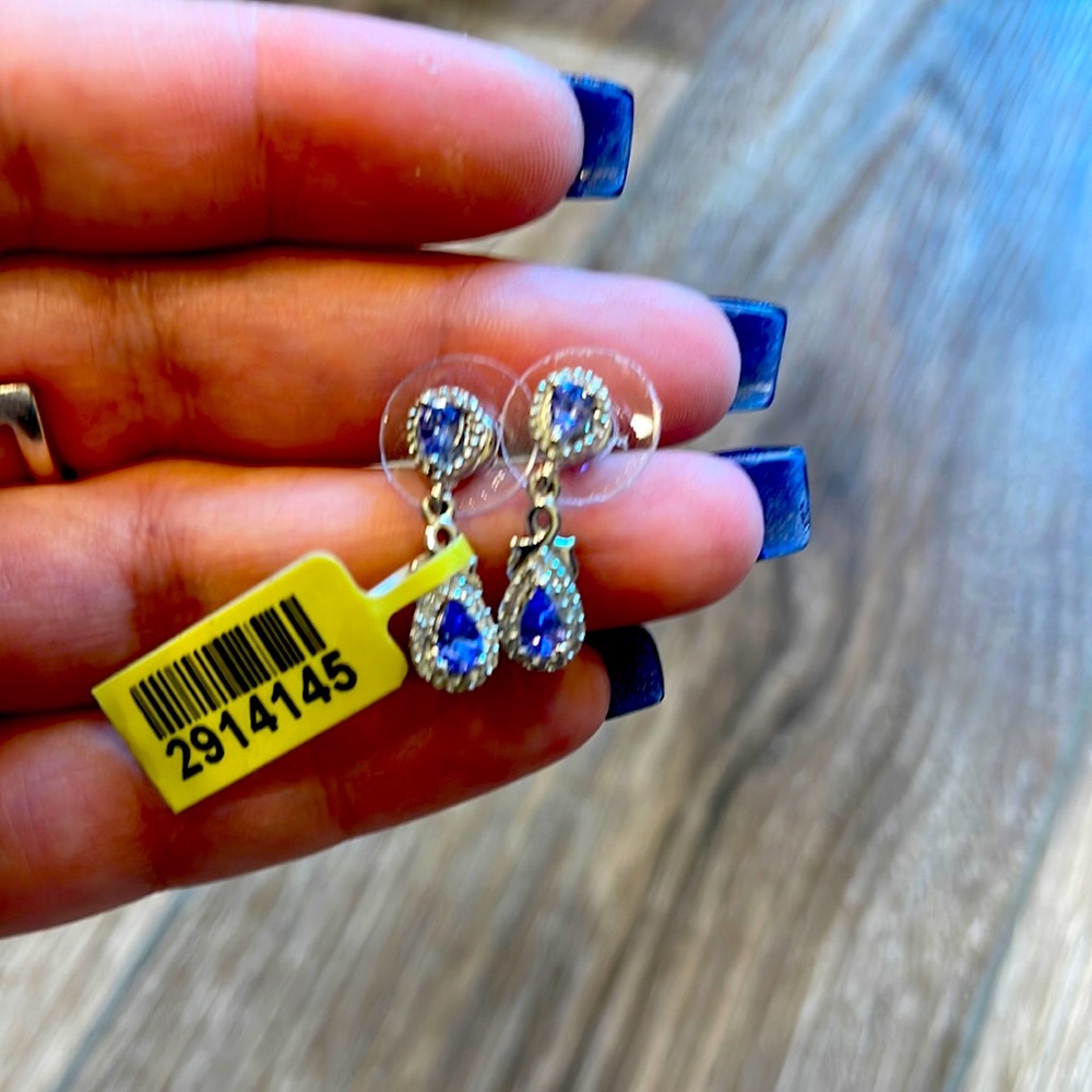 Genuine Premium AAA Tanzanite Earrings